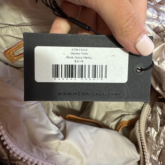 MZ WALLACE ROSE GOLD BAG - Picture 2 of 4